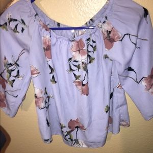 off the shoulder blouse